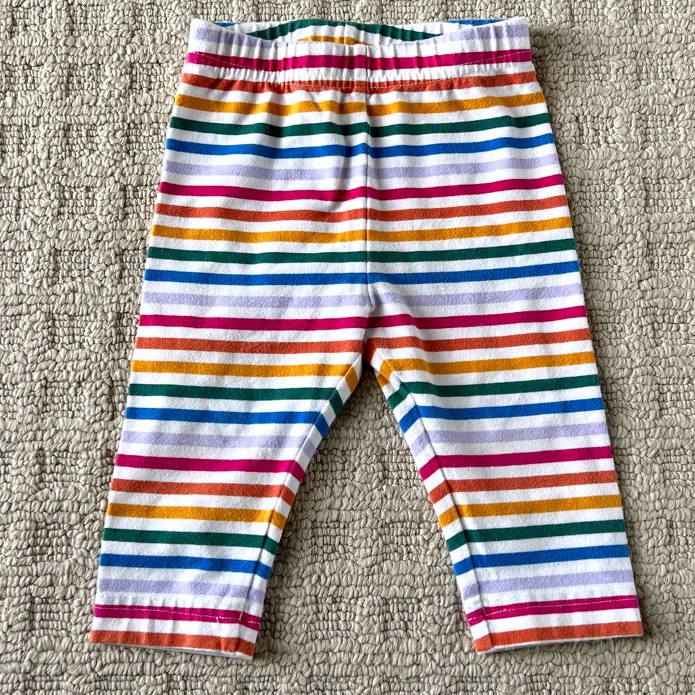 Hanna Andersson Striped Toddler Leggings- 2T